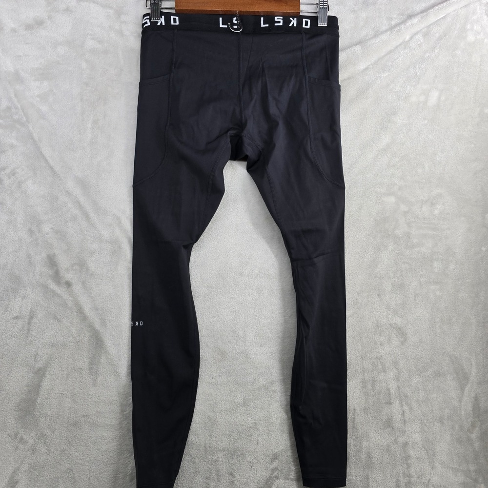 Lskd Mens Black Performance Compression Tights Le… - image 6